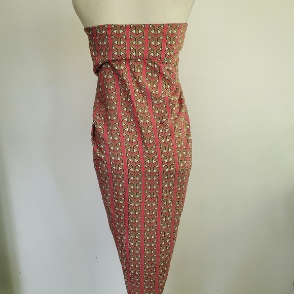 Bianca Coletti Silk Strapless Dress/Cover Up - Picture 6 of 9